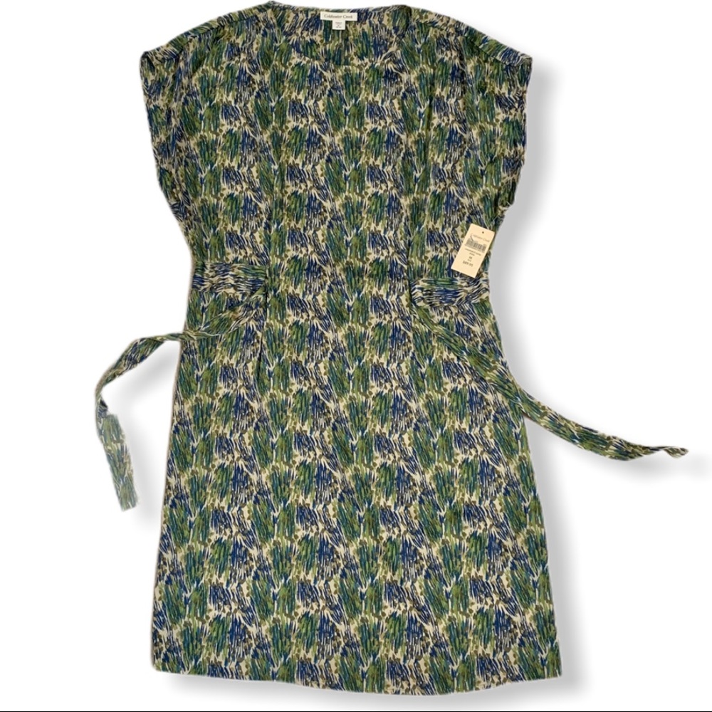 NWT Coldwater Creek Crosshatch Spray Dress Size M